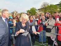 2017 -  : Besuch, Prinz, Charles, England, Gattin, Camilla, Rosemary, Duchess of Cornwall, Her Highness, Platz, Bellariator, Hofburg, Wien, Volk, Begeisterung, Security, Sicherheitspersonal, Begleitung