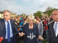 2017 -  : Besuch, Prinz, Charles, England, Gattin, Camilla, Rosemary, Duchess of Cornwall, Her Highness, Platz, Bellariator, Hofburg, Wien, Volk, Begeisterung, Security, Sicherheitspersonal, Begleitung, angewidert