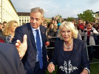 2017 -  : Besuch, Prinz, Charles, England, Gattin, Camilla, Rosemary, Duchess of Cornwall, Her Highness, Platz, Bellariator, Hofburg, Wien, Volk, Begeisterung, Security, Sicherheitspersonal, Begleitung