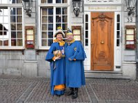 2018 - Empfang des Aachener Karnevalvereins beim Oberbürgermeister von Aachen, Marcel Philipp, im Aachener Rathaus  : Empfang, Aachener Rathaus, Aachen, AKV, Aachener Karnevalsverein, Chef des Stabes, Öcher Storm, Oecher Storm, Karnevalsgilde, Schwester, Simone, Marketenderin, Goldenes Einhorn, Restaurant, Schnapsfass