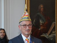 2018 - Empfang des Aachener Karnevalvereins beim Oberbürgermeister von Aachen, Marcel Philipp, im Aachener Rathaus  : Empfang, Aachener Rathaus, Aachen, AKV, Aachener Karnevalsverein, Präsident, Praesident, Elferrat, Werner, Pfeil