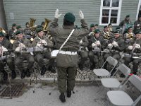 2019 - Feierlichkeiten zur 74. Wiederkehr der Befreiung des Konzentrationslagers Mauthausen, durch amerikanische Truppen  2019 - Feierlichkeiten zur 74. Wiederkehr der Befreiung des Konzentrationslagers Mauthausen, durch amerikanische Truppen. Dieses Bild zeigt eine öberösterreichische Militärkapelle während ihres Spiels die vom KApellmeister dirigiert wird : #1B#, 74. Befreiungsfeier, 74. Gedenkfeier, Befreiungsfeier, Gedenkfeier, Geschichte, KZ, Kapellmeister, Konzentrationslager, Mauthausen, dirigieren, historisch, oberoesterreichische Militaermusik, oberösterreichische Militärmusik